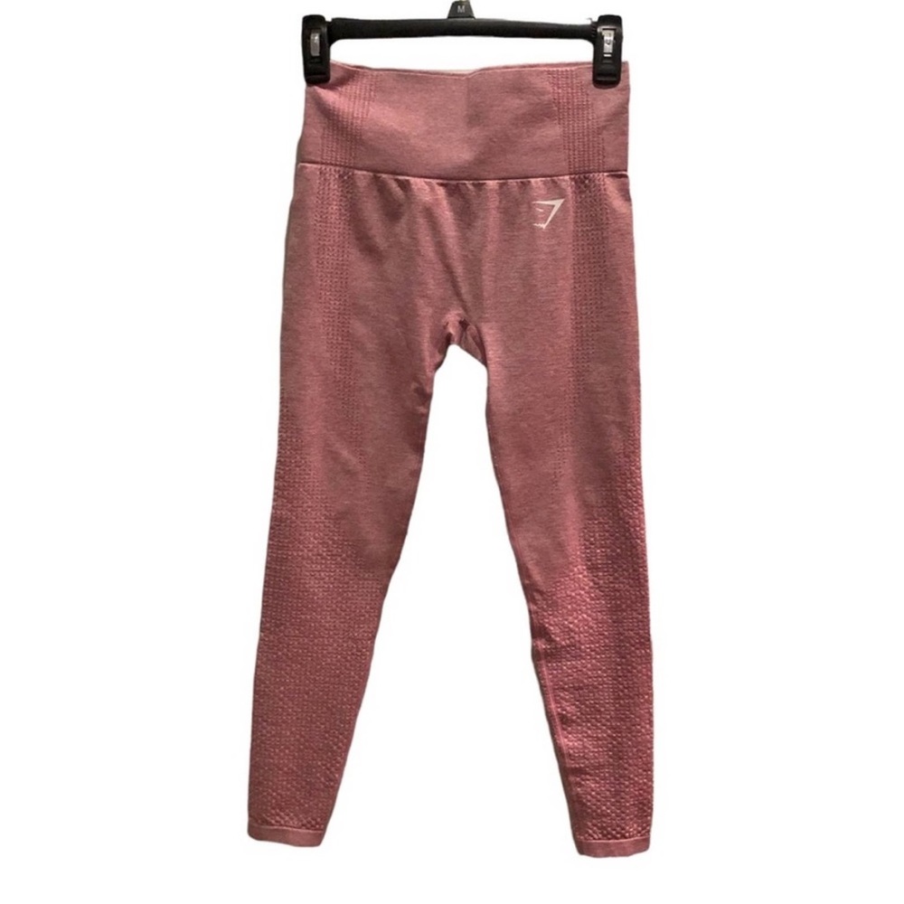 Gymshark Vital Seamless 2.0 Leggings Dusty Pink Marl Yoga Athletic Gym Active